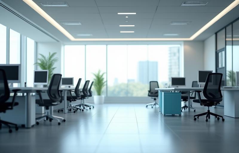Professional shot of Apex Sports Media's London office space.