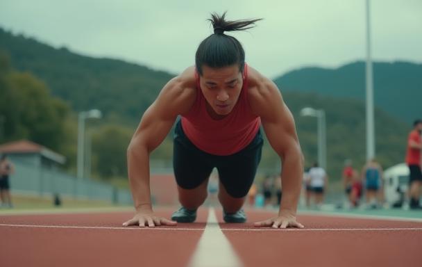 Image related to an athletics documentary.